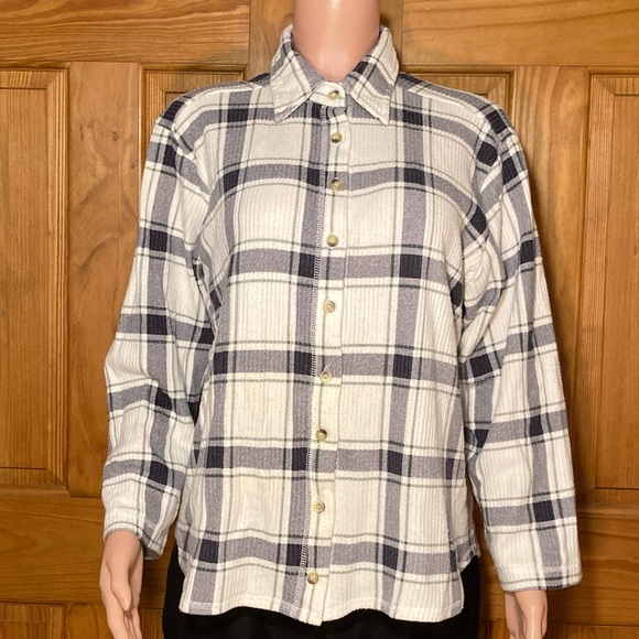 EUC Vintage Nuggets Flannel Top Size L - Picture 2 of 10